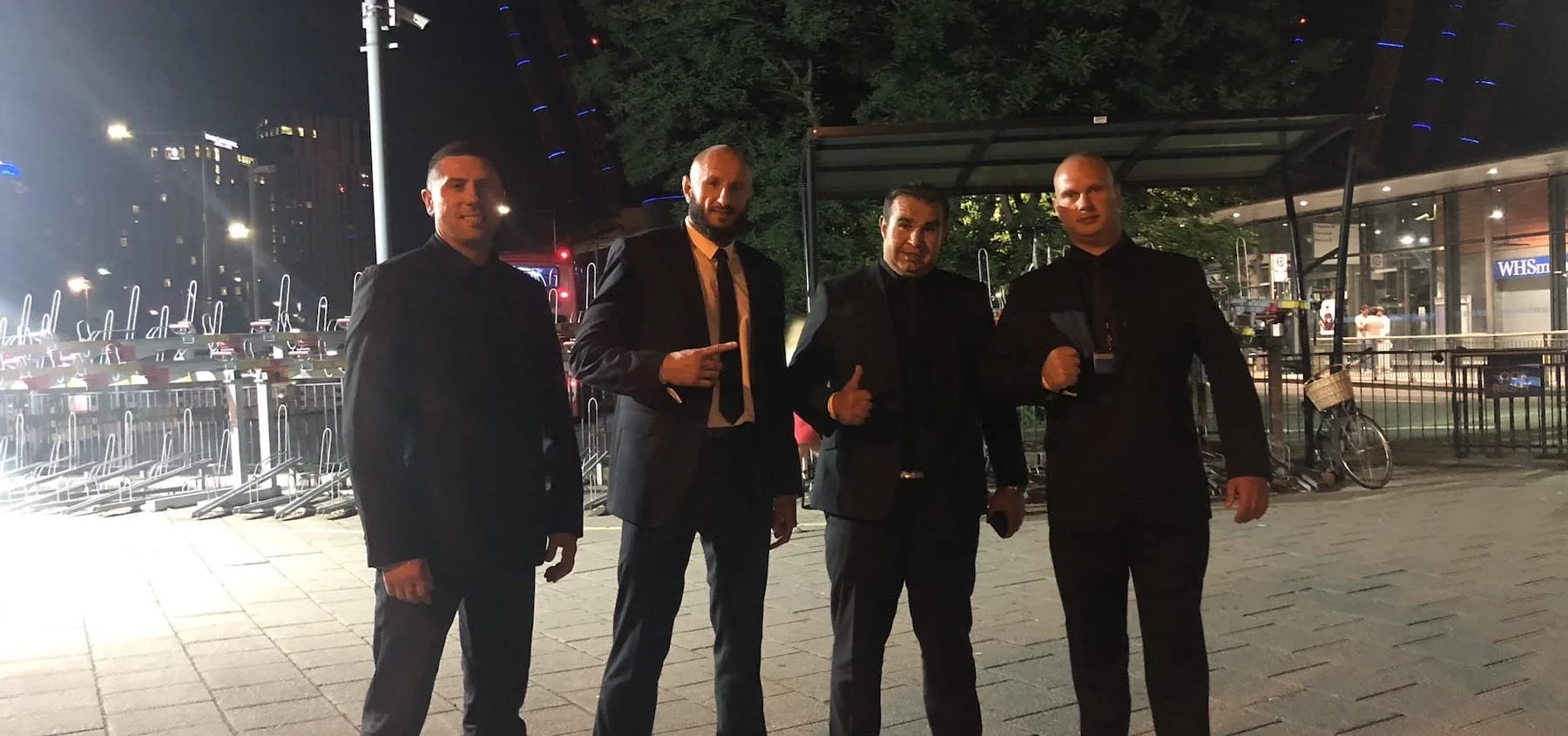 Four Spetsnaz Security officers on a night assignment